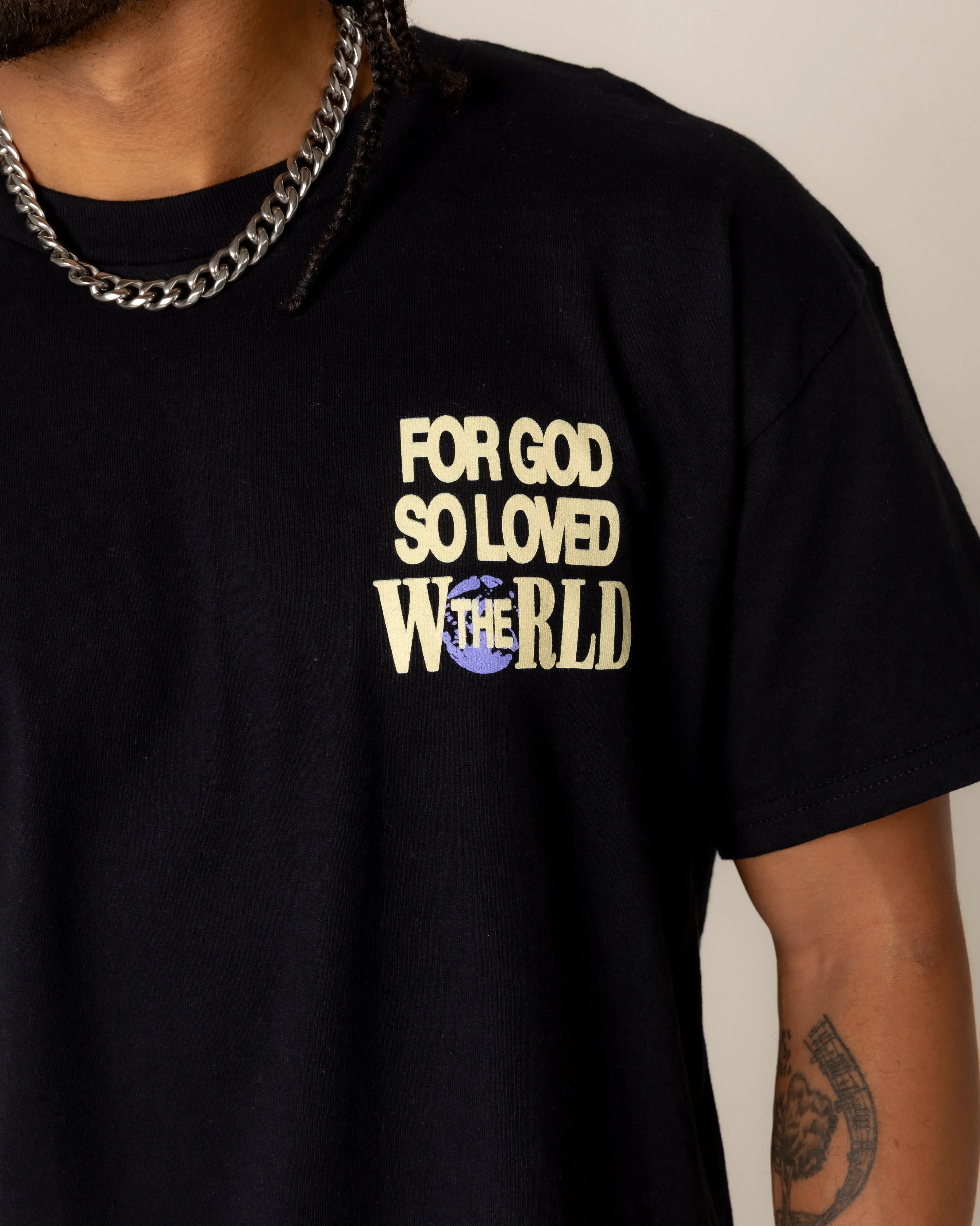 "For God So Loved The World" Tee - Image 2