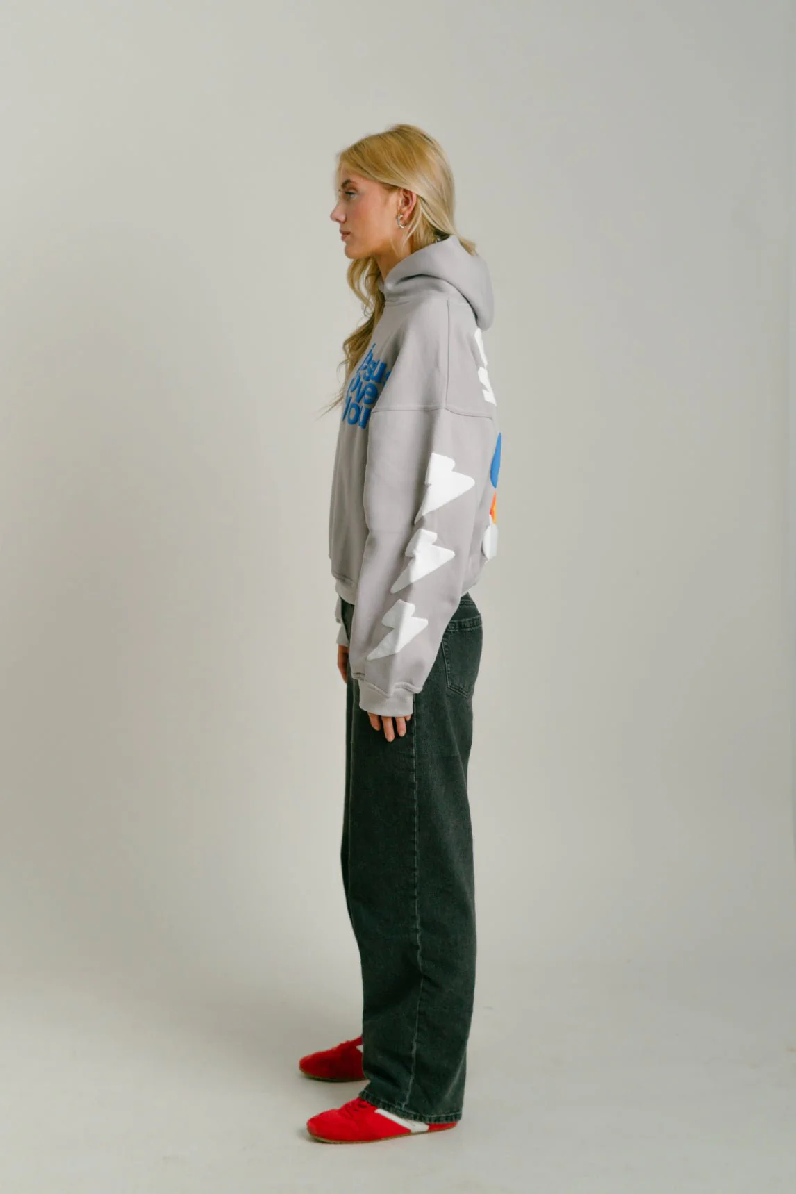 LUX || "Weather The Storm" Hoodie || 32 Oz. || Cropped Fit - Image 4