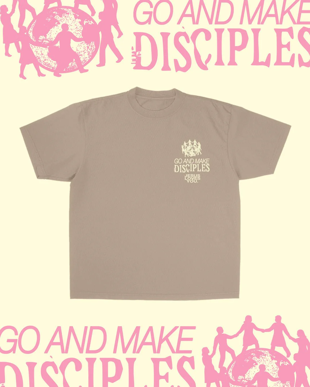 NEW || "Go & Make Disciples" Tee - Image 2